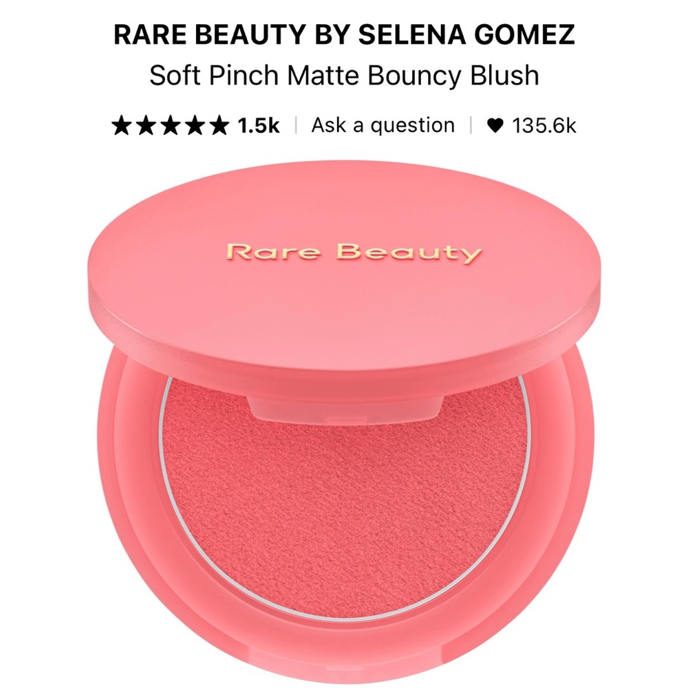 Rare Beauty Soft Pinch Matte Blush - Happy